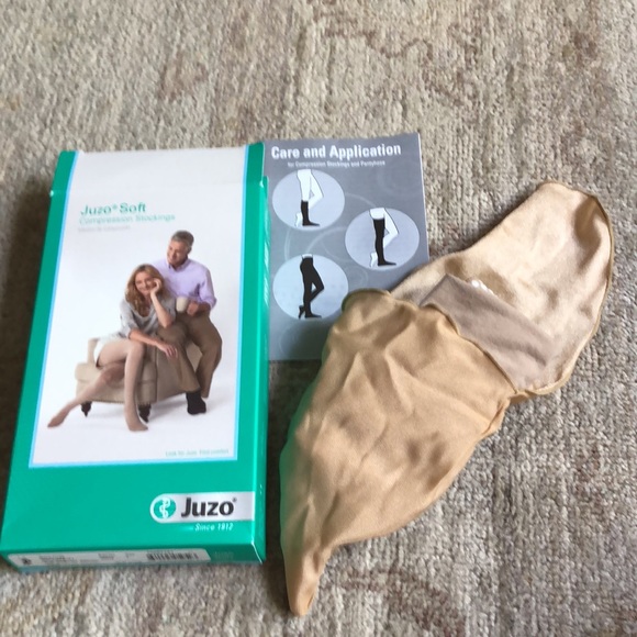 Juzo Soft Compression Stockings Size I. AG  20-30mmHg. Beige. Only one in a box - Picture 2 of 12
